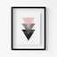 Scandinavian Geometric Triangles Print