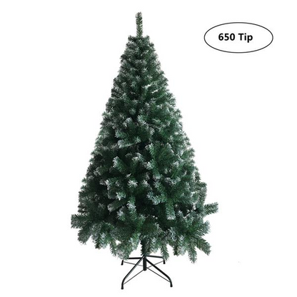 6FT Iron Leg White PVC 650 Branches Christmas Tree