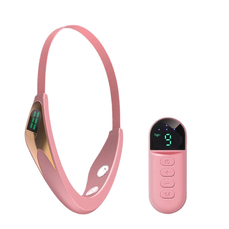 Microcurrent Facial Lifting Massager EMS Heating Skin Rejuvenation