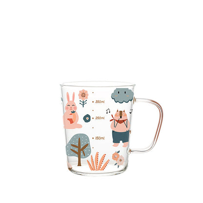 Creative Cartoon Glass Mug