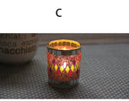 Handmade Glass Candle Holders