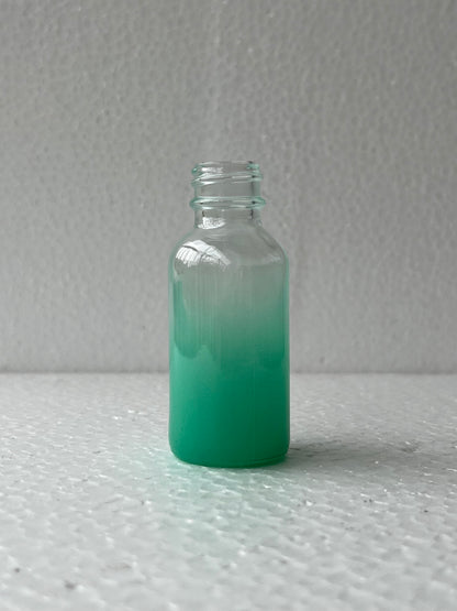 6 PACK OF 1oz TEAL BOSTON GLASS DROPPER BOTTLES
