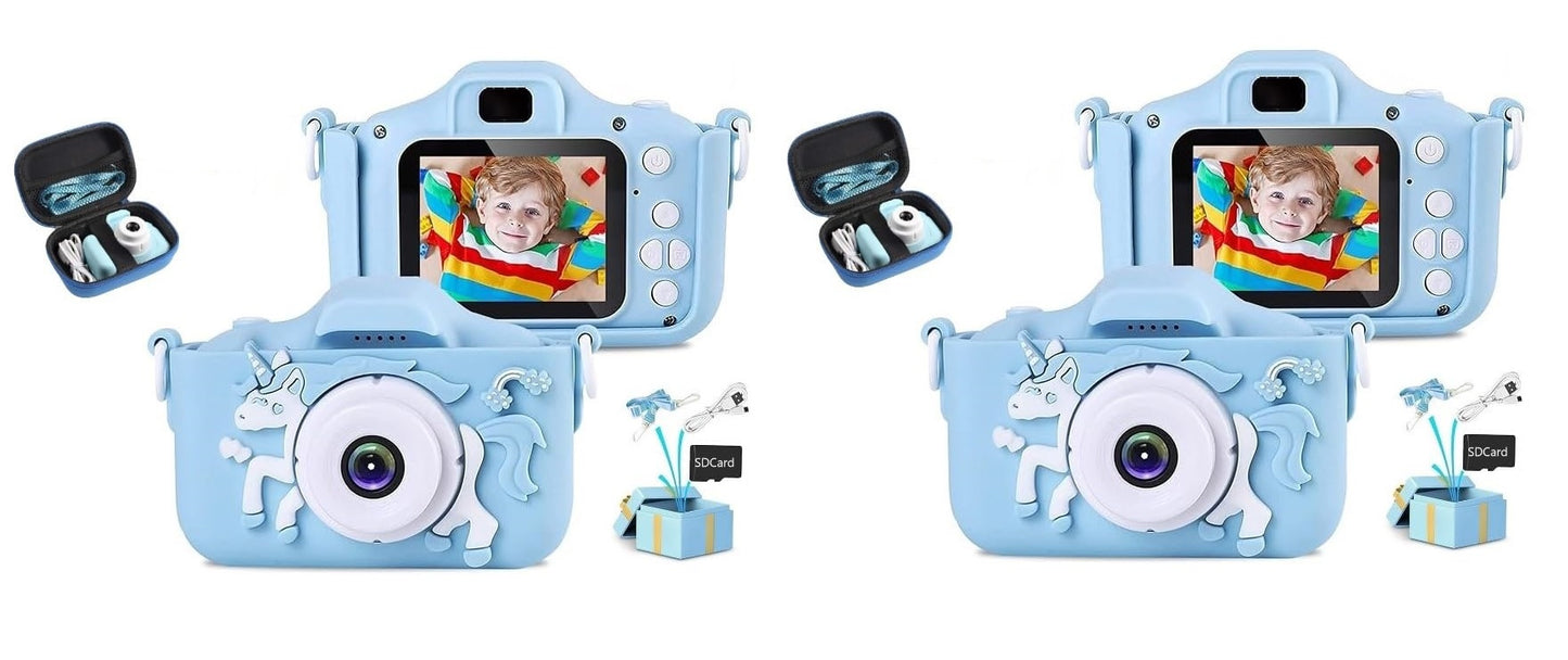 Kids Camera for Kids Aged 4-12 Yrs  (COLOR-LIGHT BLUE) SET OF 2