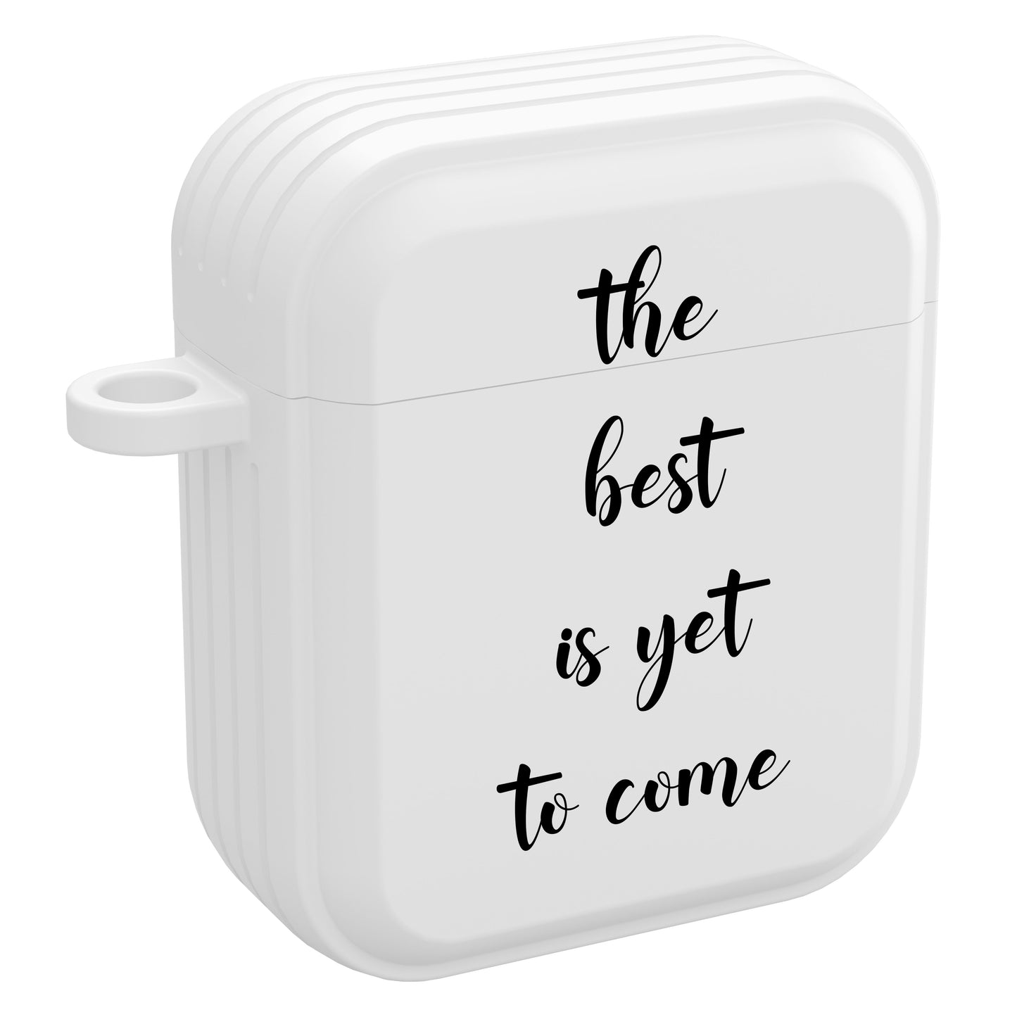 Custom Text HDX White Case Cover for Apple AirPods Gen 1, 2, 3 & Pro