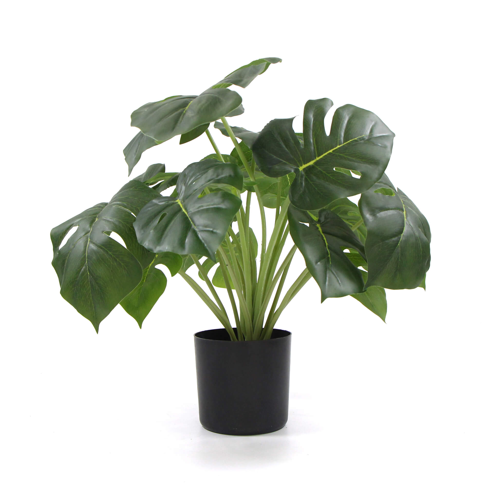 Dense Potted Artificial Split Philodendron Plant With Real Touch Main image