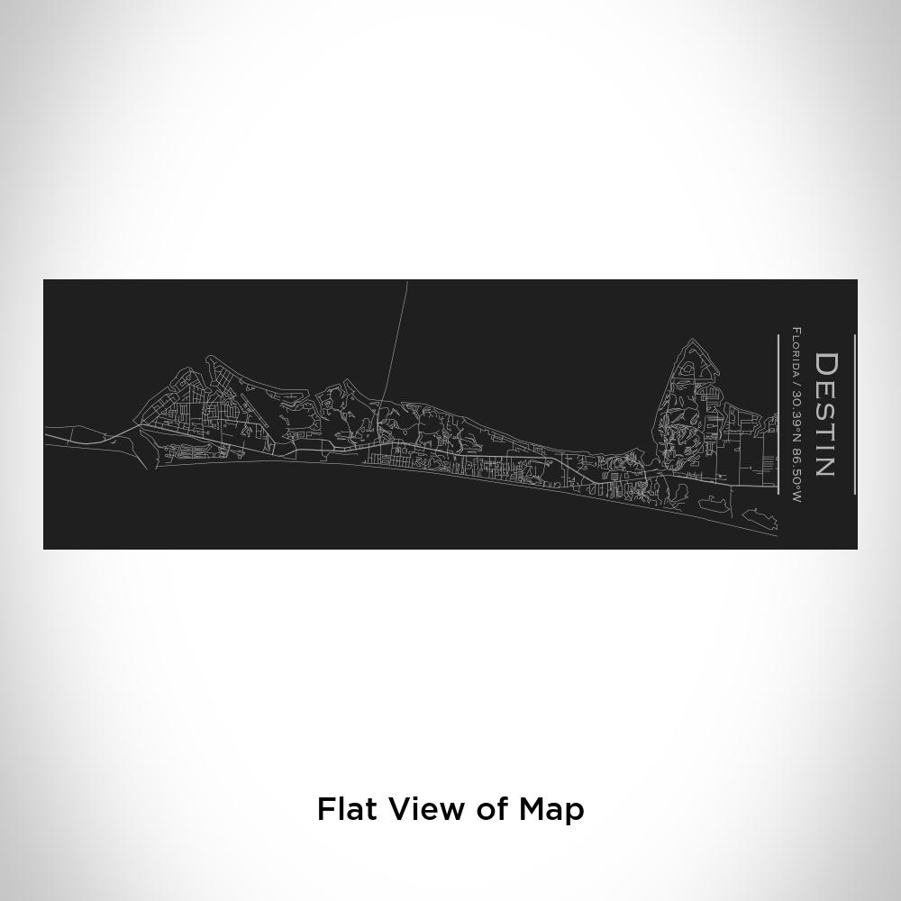 Destin - Florida Map Insulated Cup in Matte Black
