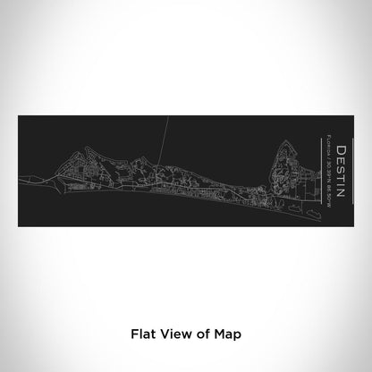 Destin - Florida Map Insulated Cup in Matte Black