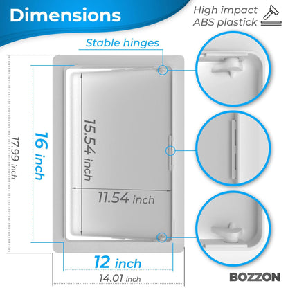 Access Panel for Drywall   12 x 16 inch   Wall Hole Cover   Access