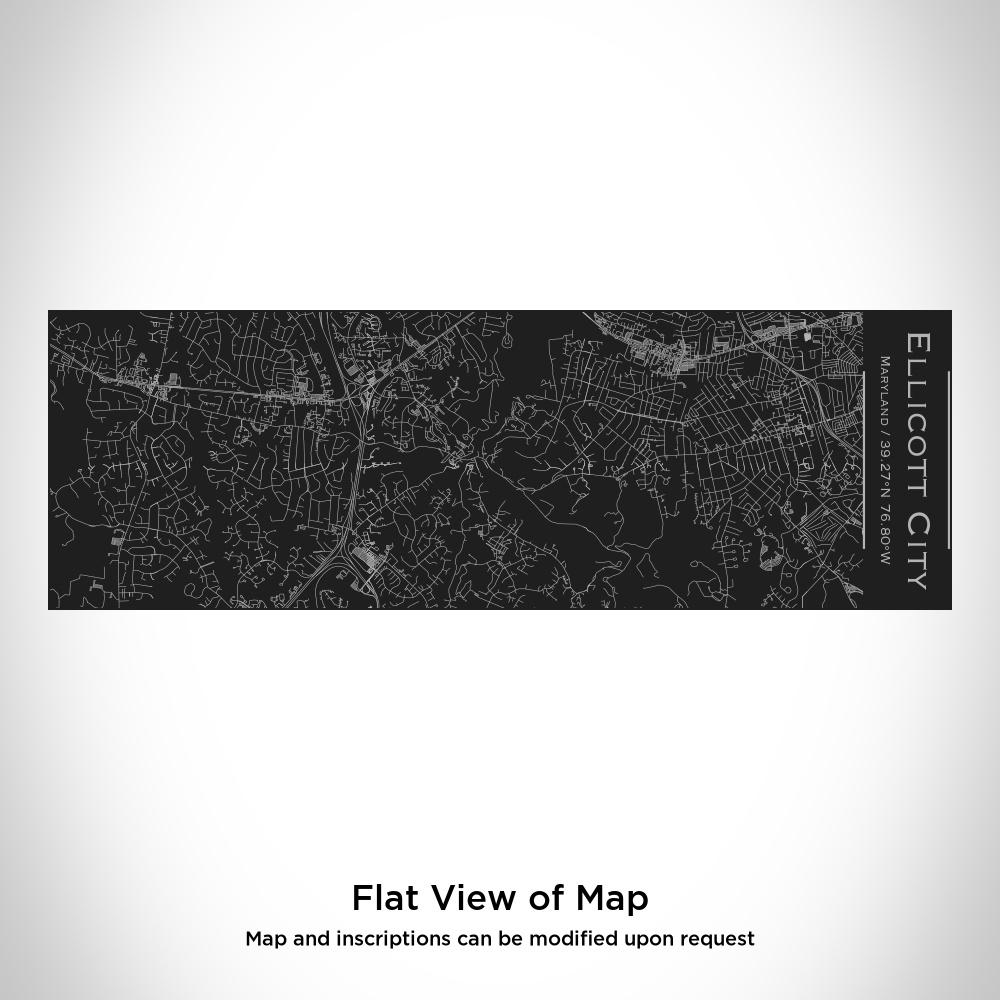 Ellicott City - Maryland Map Insulated Cup in Matte Black