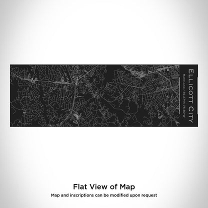 Ellicott City - Maryland Map Insulated Cup in Matte Black