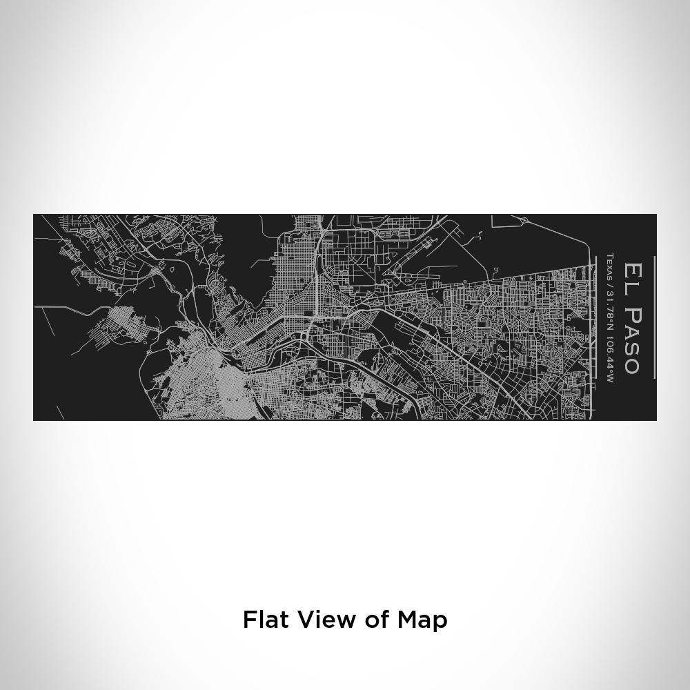 El Paso - Texas Map Insulated Cup in Matte Black