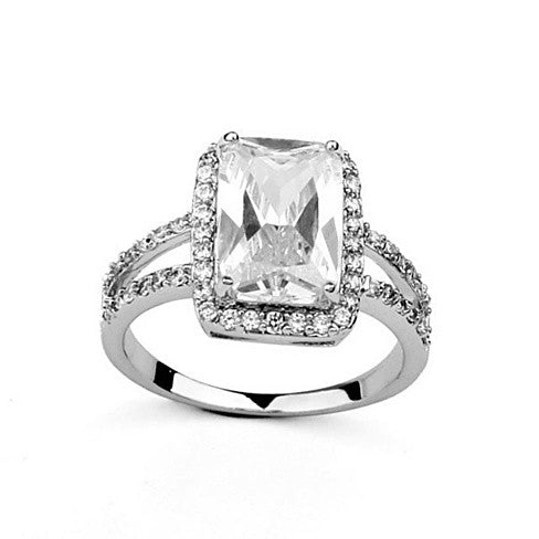 Purity Classic Ring In Emerald Shape