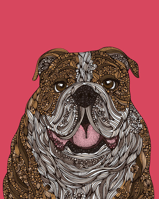 English Bulldog Art Print