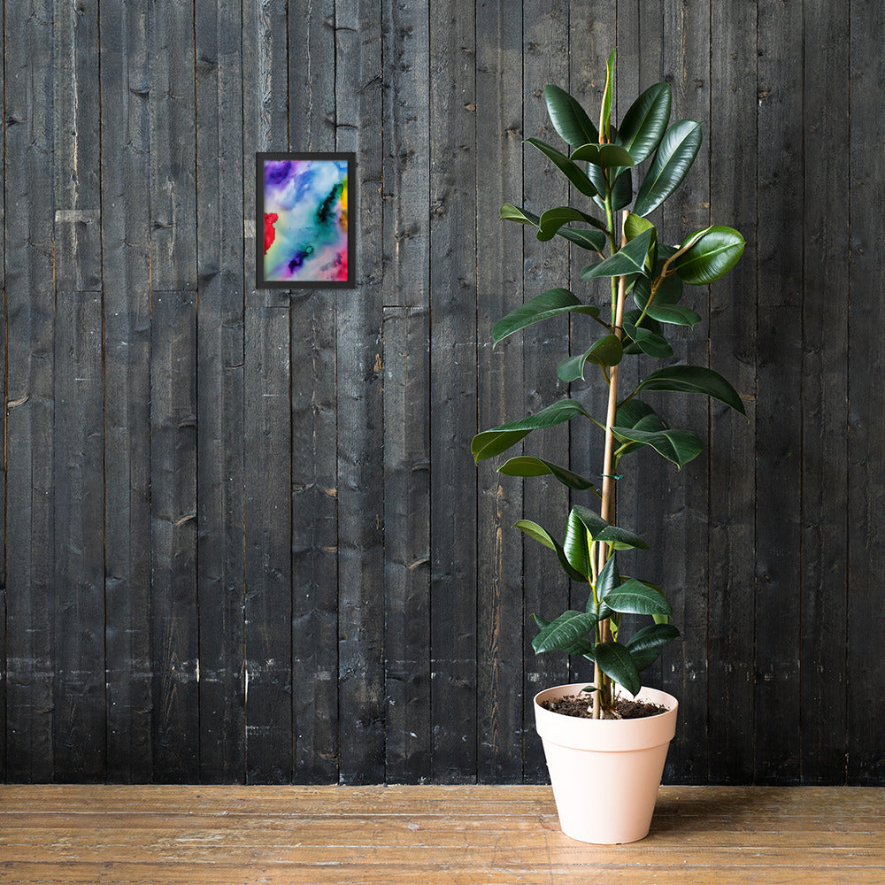 Abstract Framed matte paper poster Main image