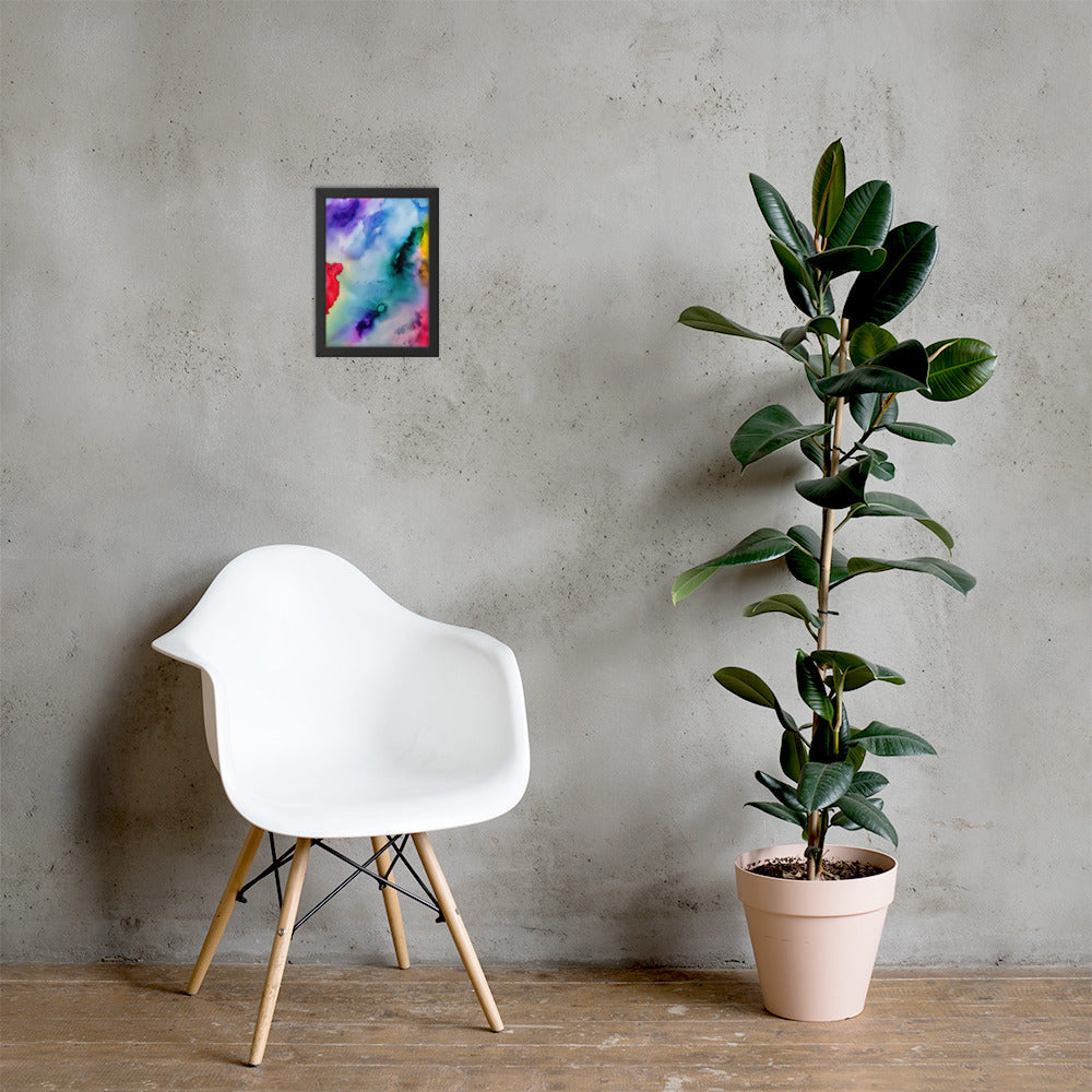 Abstract Framed matte paper poster Secondary image