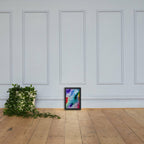Abstract Framed matte paper poster