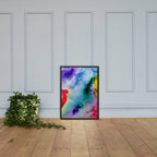 Abstract Framed matte paper poster