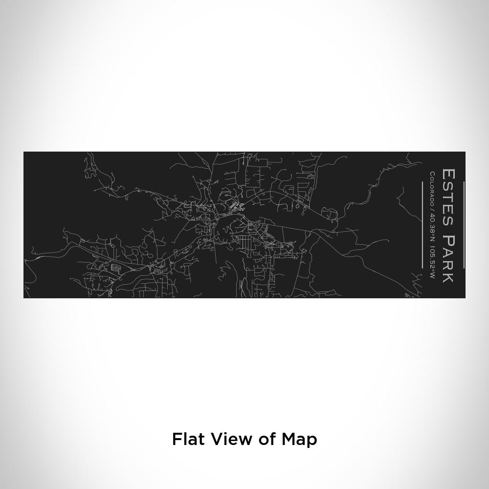 Estes Park - Colorado Map Insulated Cup in Matte Black
