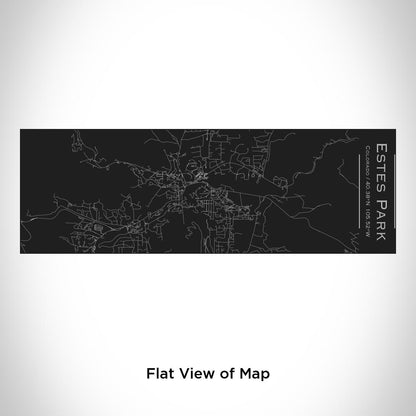 Estes Park - Colorado Map Insulated Cup in Matte Black