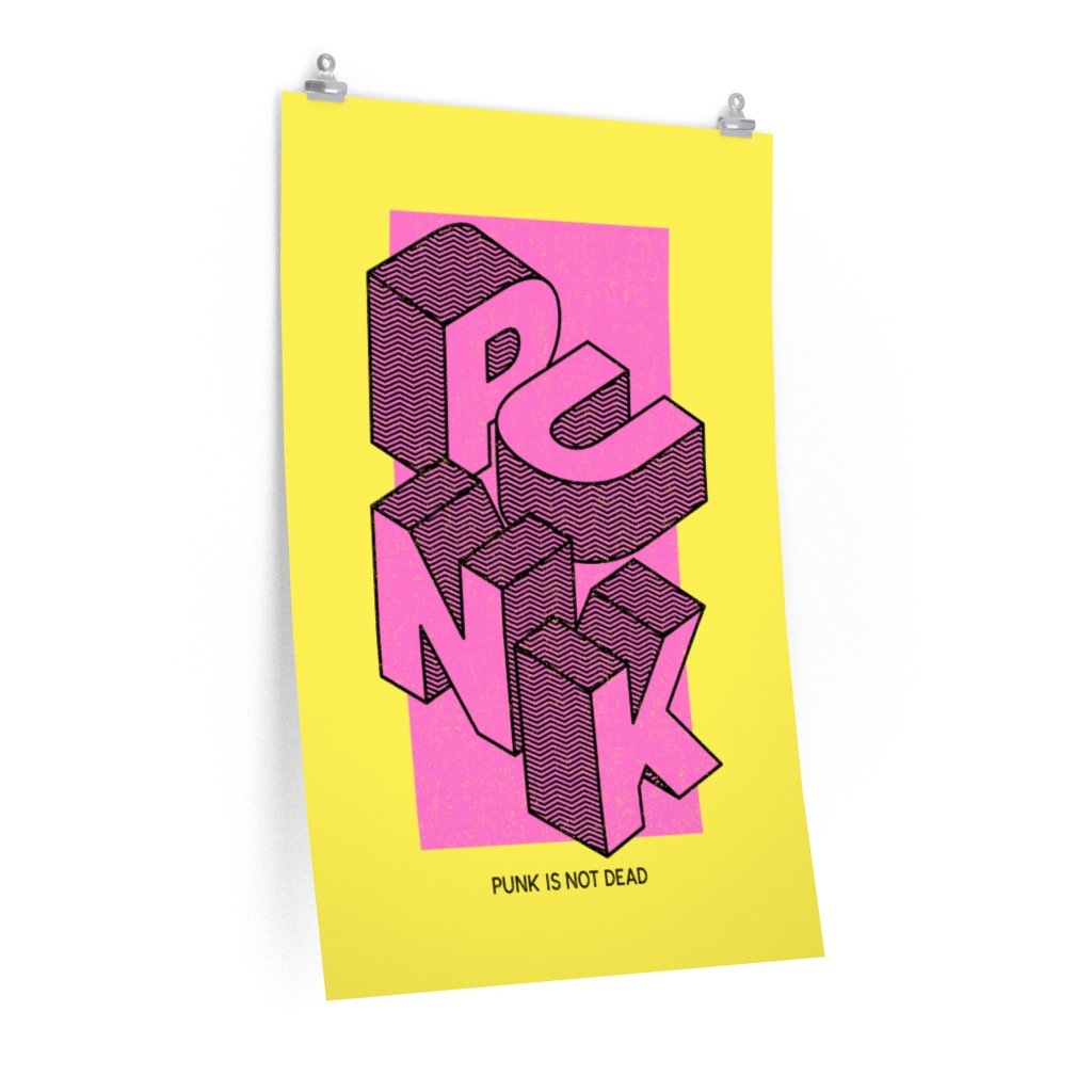 Punk is Not Dead Retro Poster Secondary image