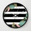 Fancy Lines Wall clock