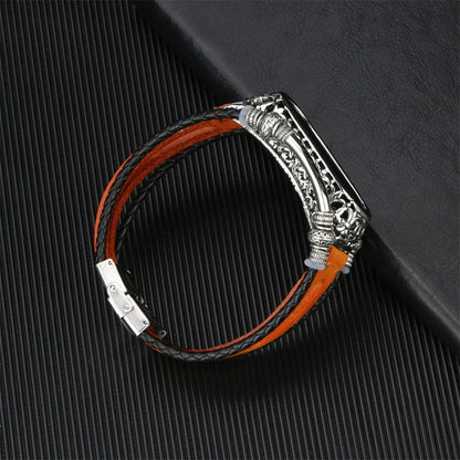 fitness bracelet Replacement Leather Wristband