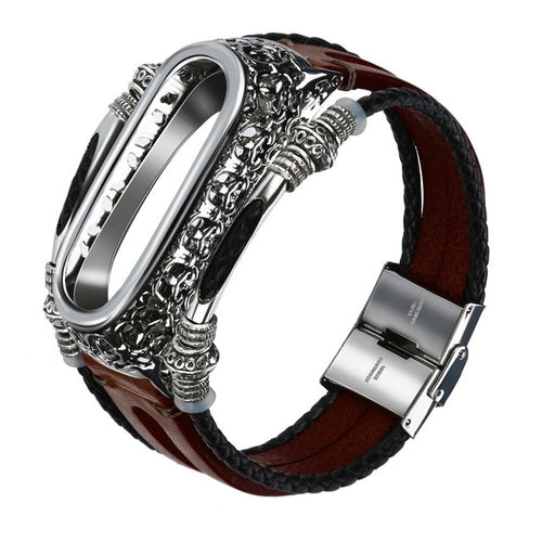 fitness bracelet Replacement Leather Wristband
