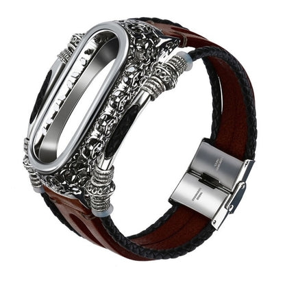 fitness bracelet Replacement Leather Wristband