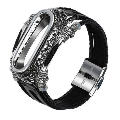 fitness bracelet Replacement Leather Wristband