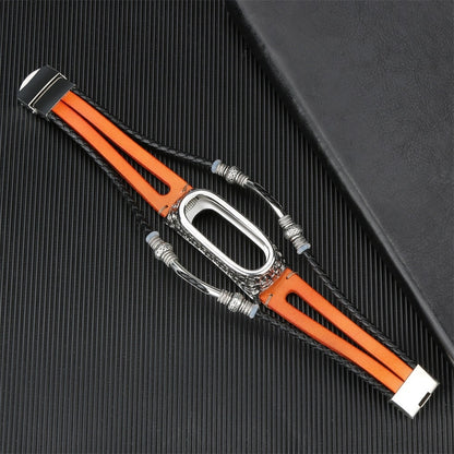 fitness bracelet Replacement Leather Wristband