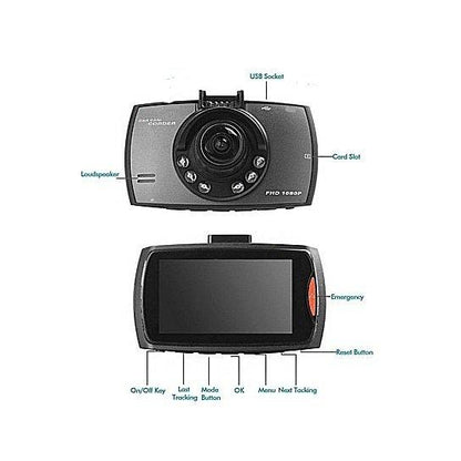 SafetyFirst HD 1080p Car Dash CamCorder with Night Vision