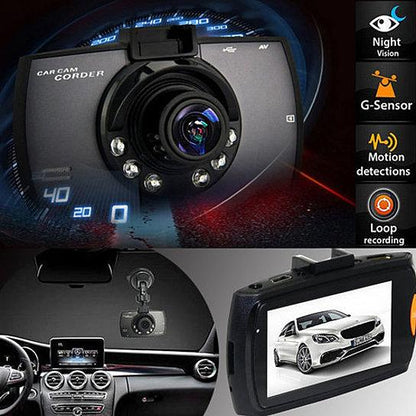 SafetyFirst HD 1080p Car Dash CamCorder with Night Vision