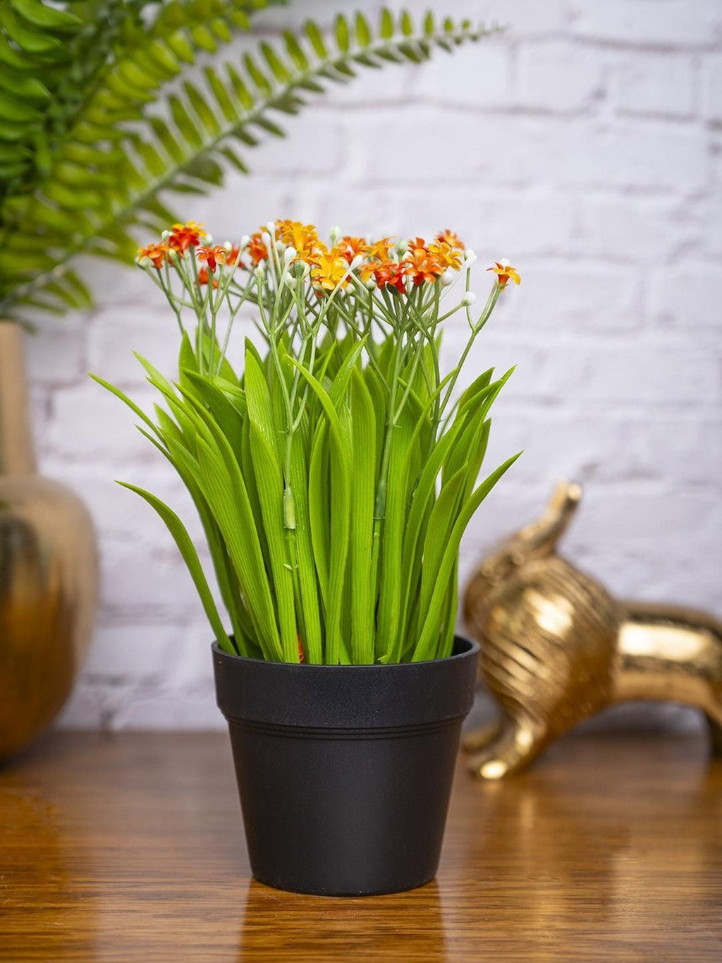 Mini Artificial Flower Potted Plant Main image
