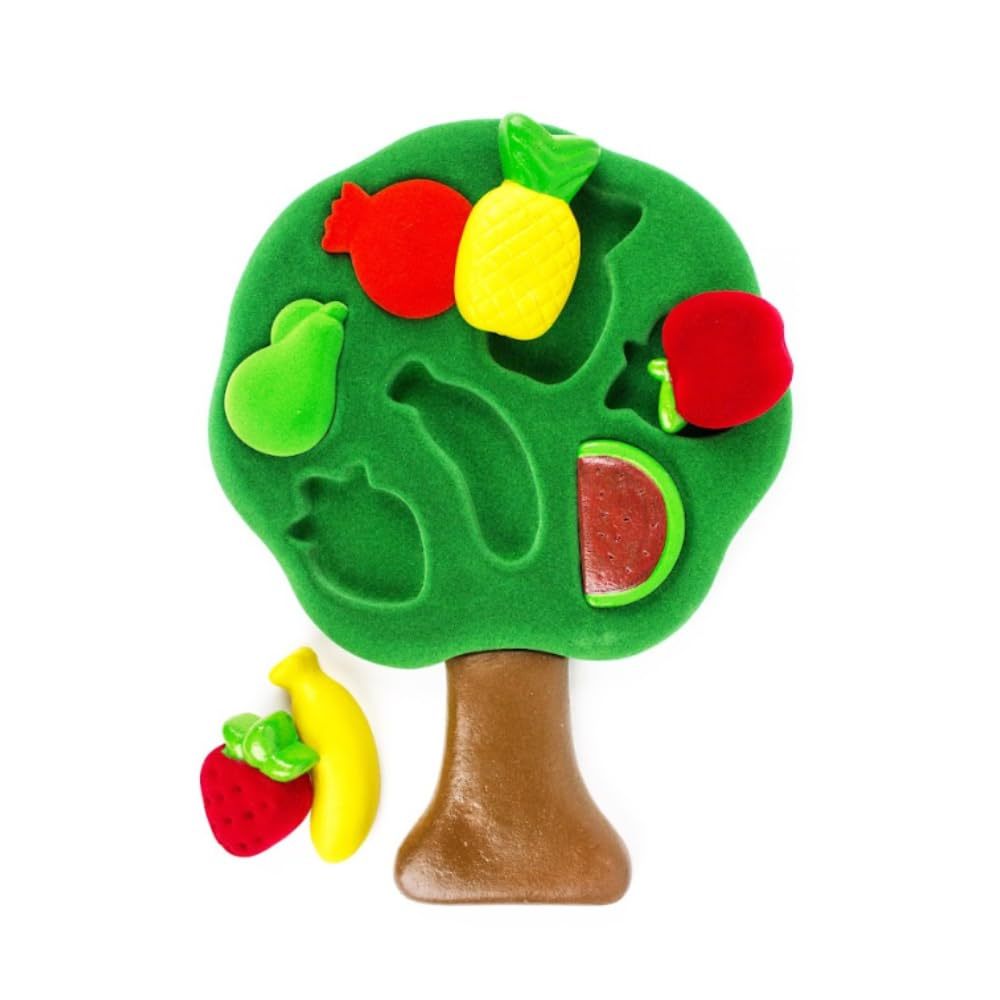 3D Fruit Shape Sorter Â– Educational Tree Shaped Puzzle With 7 Bright