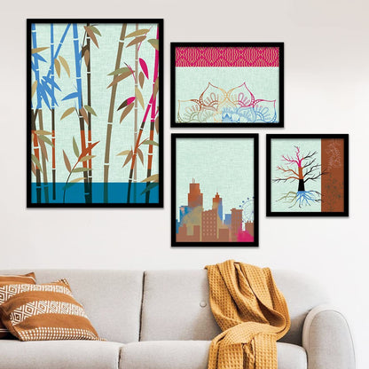 Modern Art Abstract Paintings for Home Decor - Paintings with Frame -