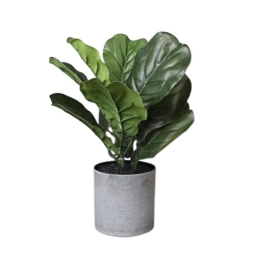 Artificial faddle Leaf Plant with Pot Decoration Items for Living Room Secondary image