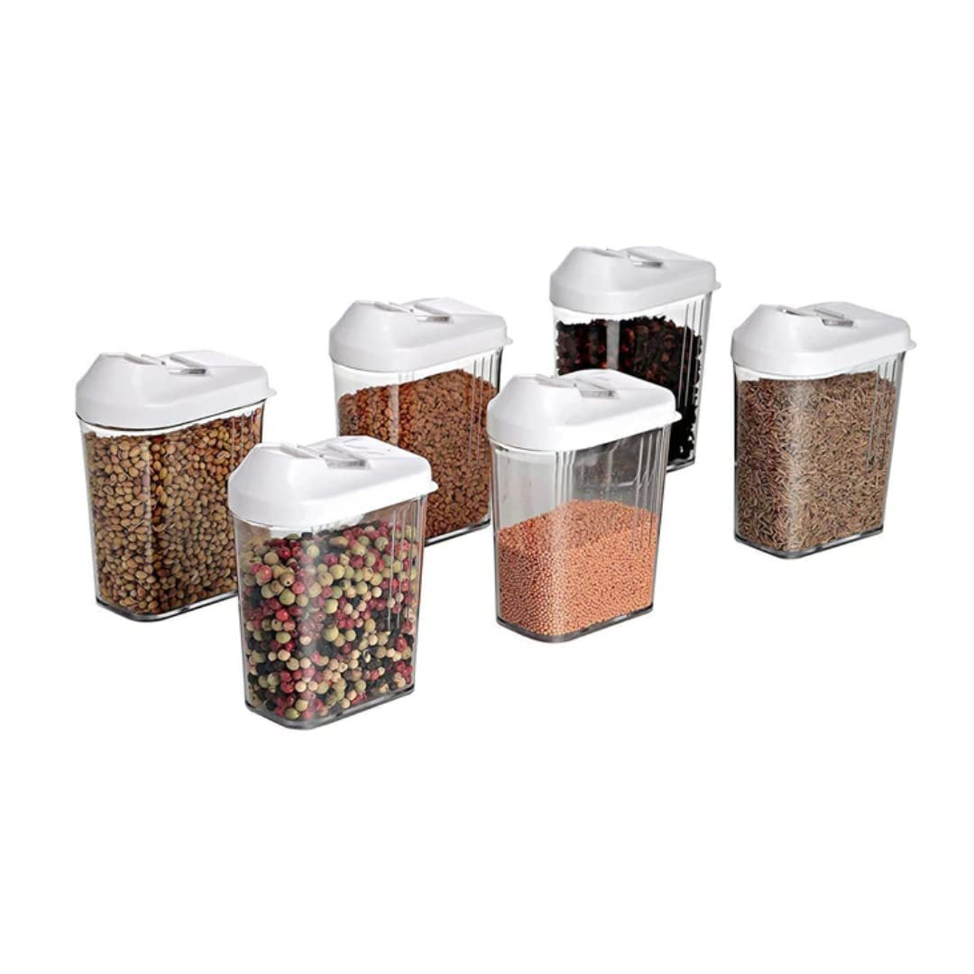 750ml, Kitchen Storage Containers Jars Set Of 6 Main image