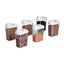 750ml, Kitchen Storage Containers Jars Set Of 6