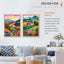 Premium Painting with Frame for Home Decoration - Vibrant City Modern