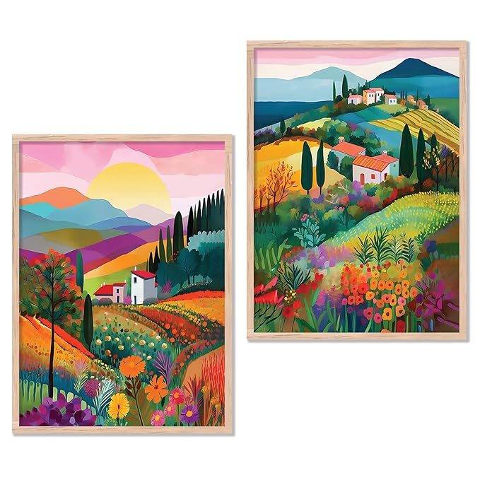 Premium Painting with Frame for Home Decoration - Vibrant City Modern Main image