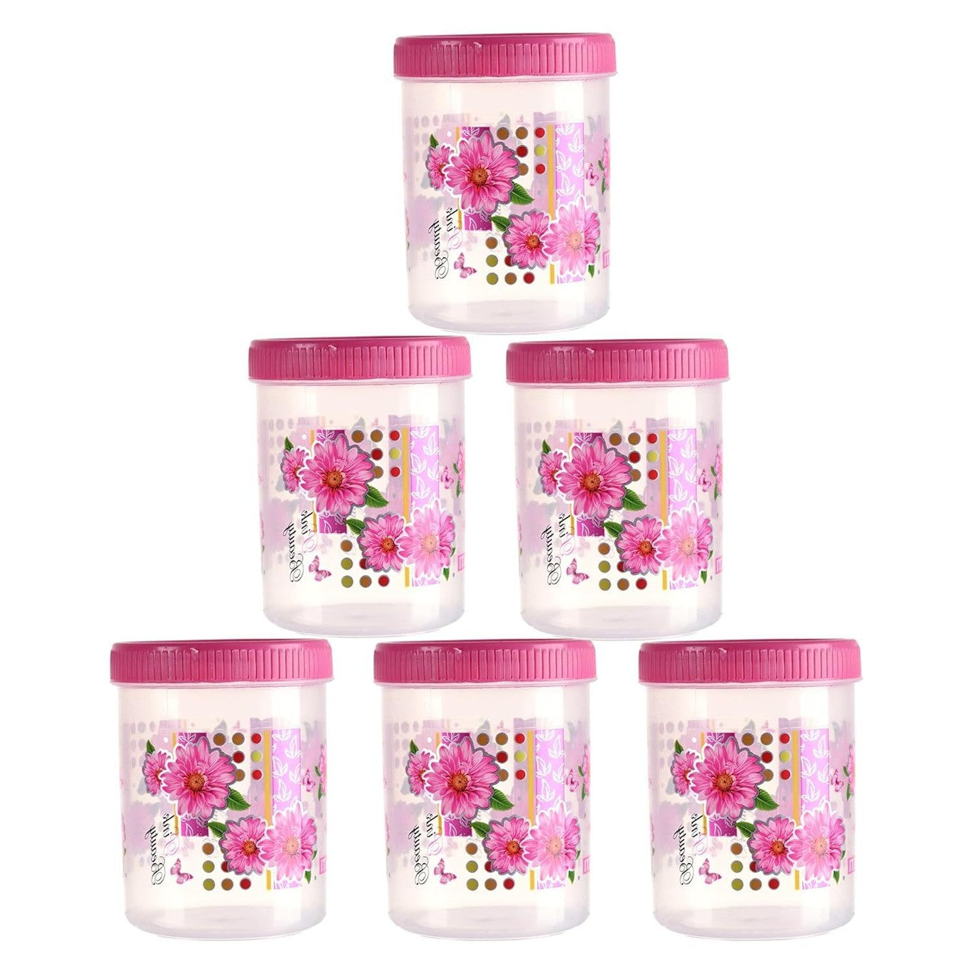 Floral Container pack of 6 Main image