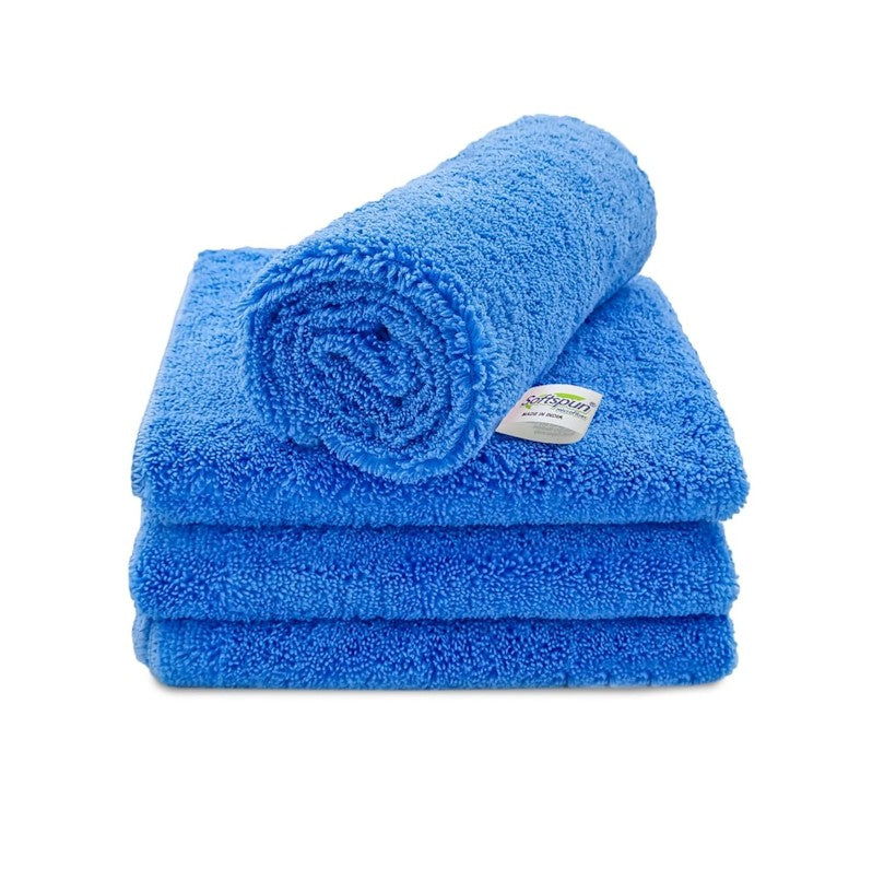 "Sky Blue Loop Cleaning Cloths - Ideal for Kitchen and Window