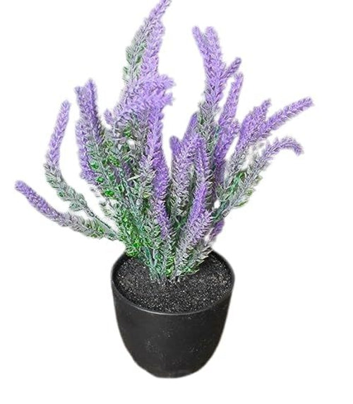 Artificial Lavender Plant for Home Decor (SIZE-10x20cm) Secondary image