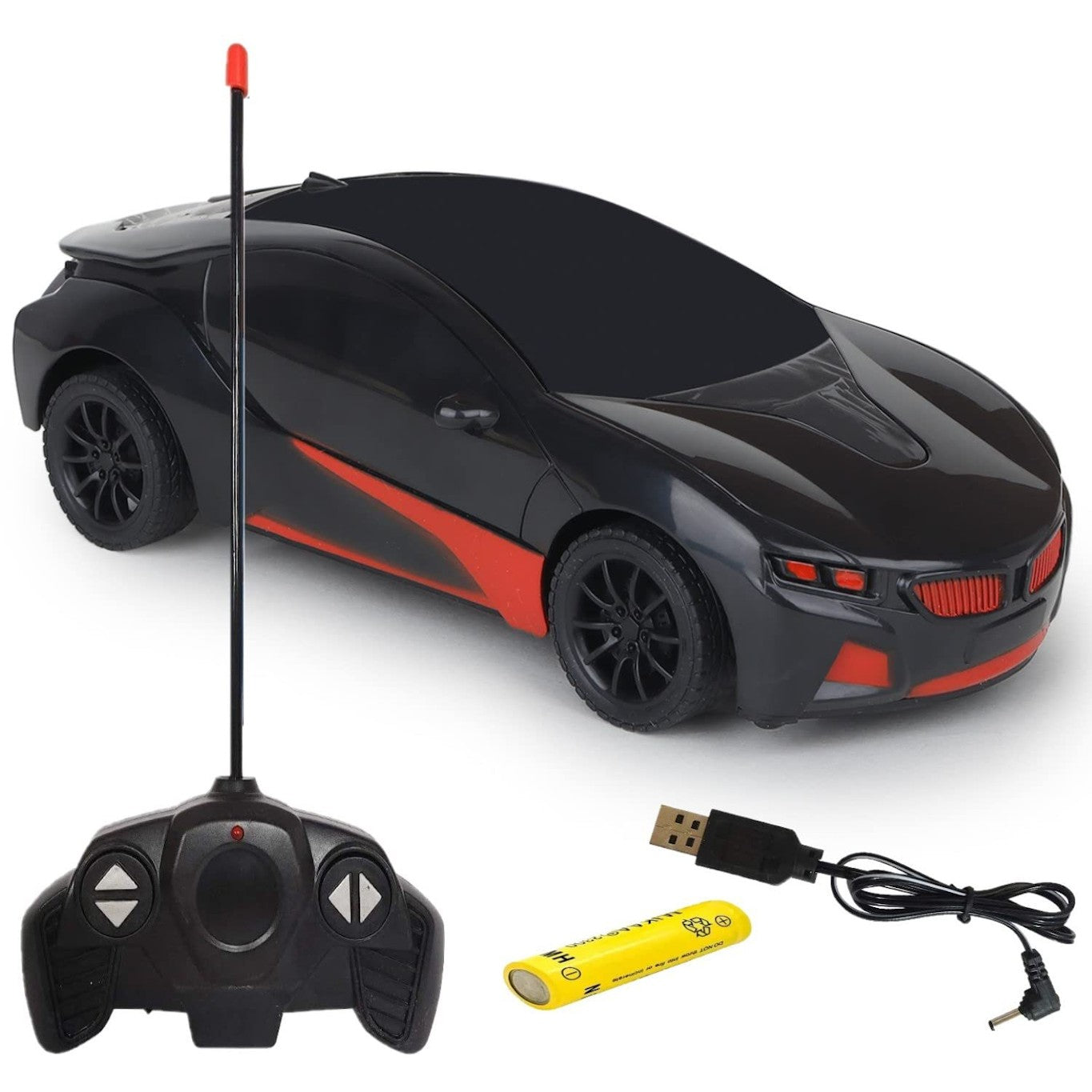 Remote Control Chargeable 3D Famous Car (COLOR-BLACK)