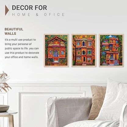 Premium Digital Painting with Frame for Home Decor - Nature Painting