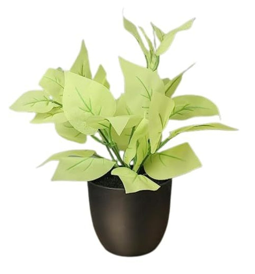 Artificial Plant Bush in Plastic Pot for Home Decor Black Pot Secondary image