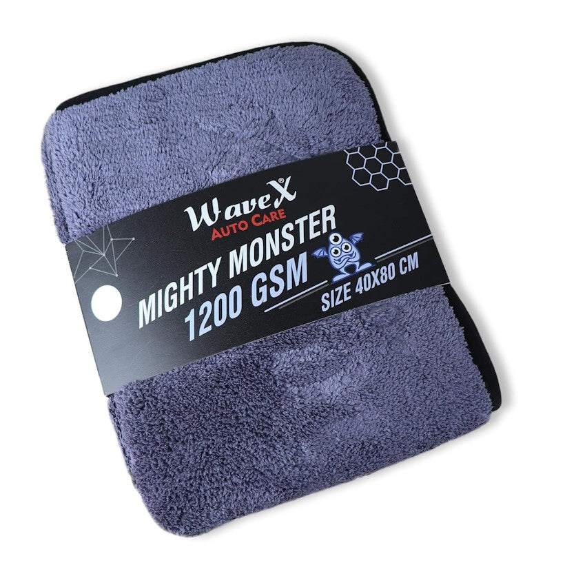 Car Cleaning Cloth|1200 Gsm Extra Large 40X80 Cm|Microfiber Cloth For