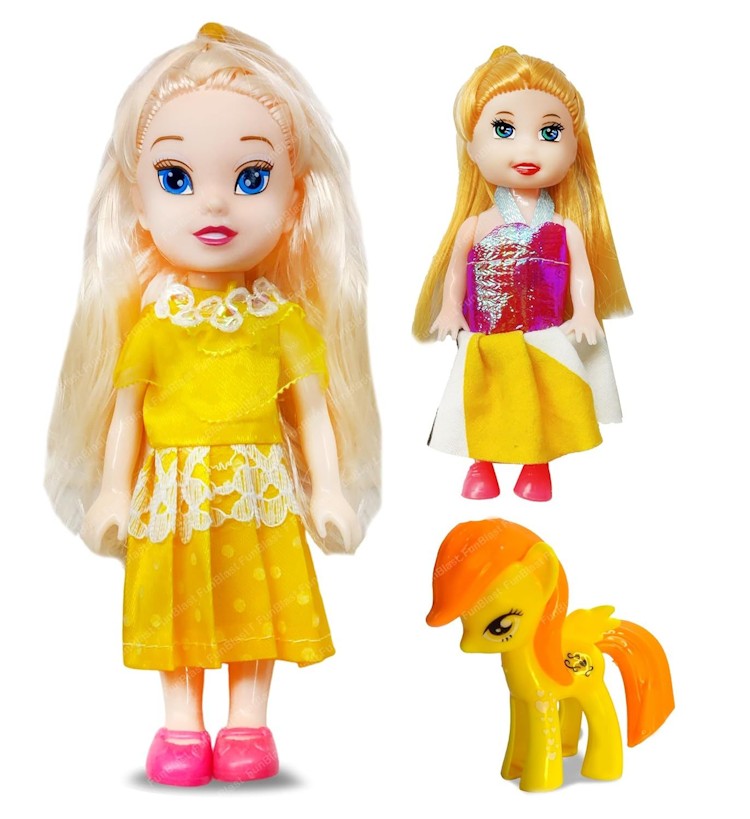 Doll Toys for Kids-Doll Set for Girls Cute Realistic Doll with Unicorn