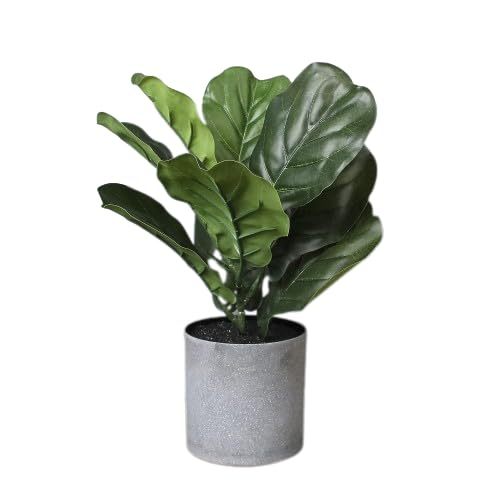 Artificial faddle Leaf Plant with Pot Decoration Items for Living Room Main image