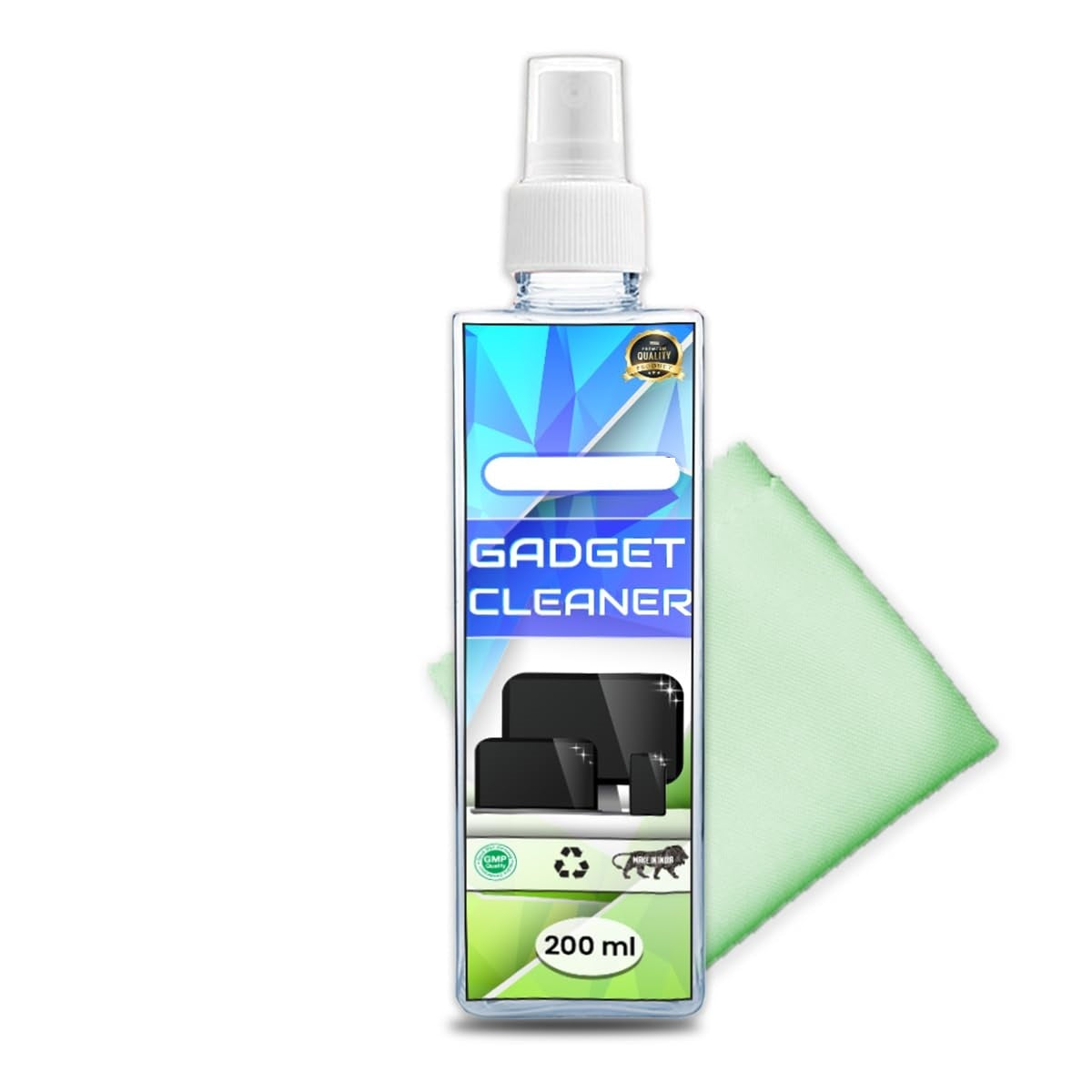 Premium Screen Cleaning Spray Alcohol Free with Microfiber Cloth